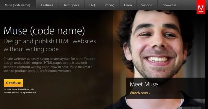 Adobe prezinta Muse