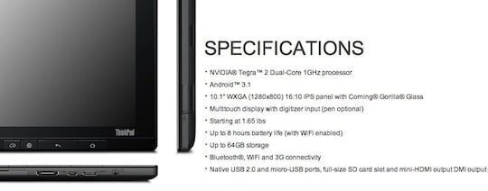 Lenovo thinkpad tablet 2 e small