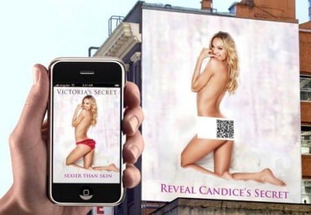 Victoria Secret si “lenjeria” virtuala. Nebunia QR Codes continua