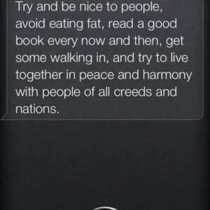 siri voice control — Imagine 7