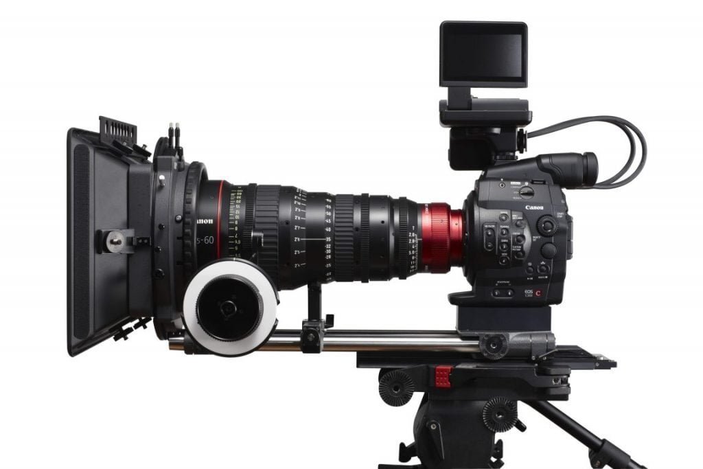 EOS 300C SIDE RIGHT w ZOOM CINE LENS