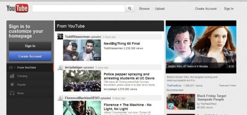 noul Youtube