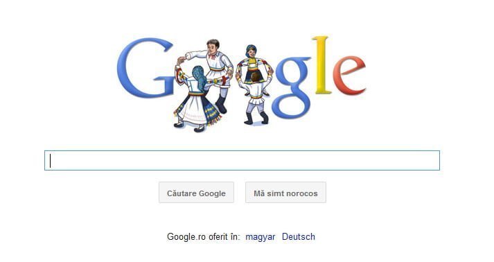 Google marcheaza ziua Romaniei