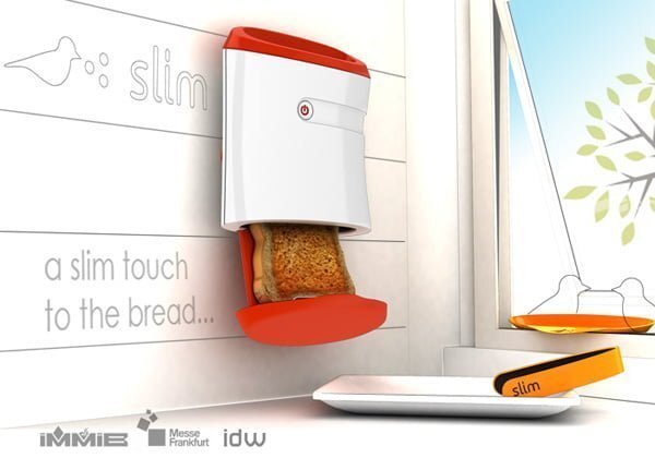 Slim toaster