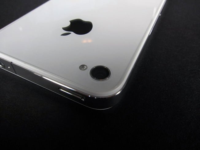 Iphone close white down
