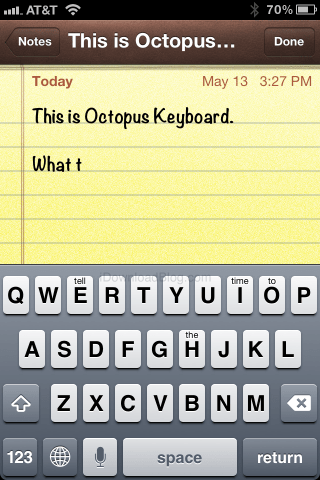 Portrait Octopus Keyboard BlackBerry 10 iPhone e1336938340589