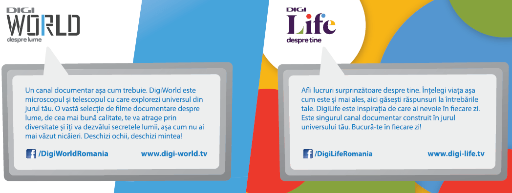 digi RCS&RDS lanseaza Digi World si Digi Life pe 1 octombrie