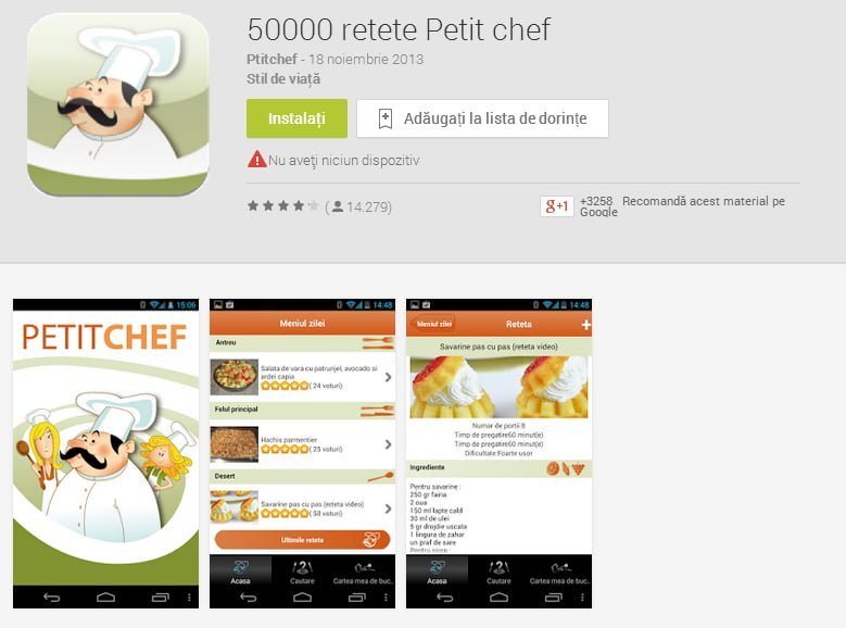 retete culinare — Imagine 6 50000 retete Petit chef