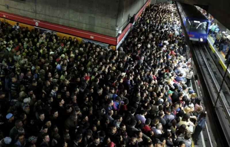 haosul de la metroul din Sao Paulo