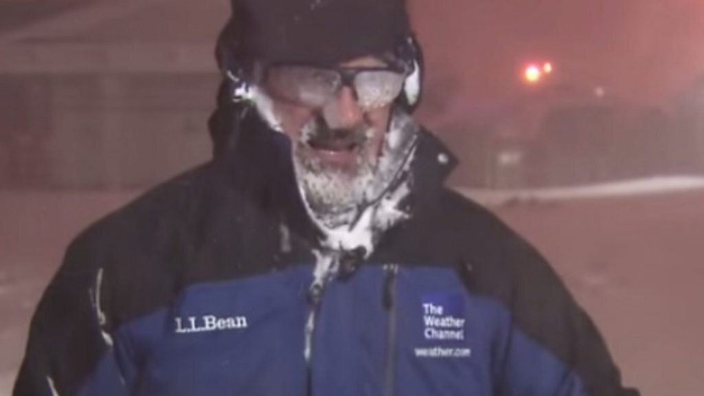 reporter Weather Channel viral reporter Weather Channel viral