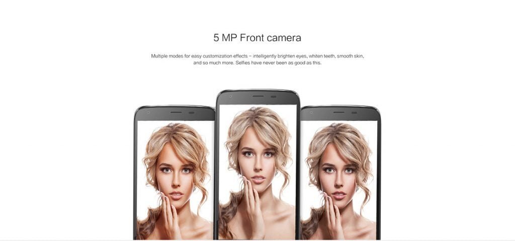 Doogee Homtom HT6 smart gesture