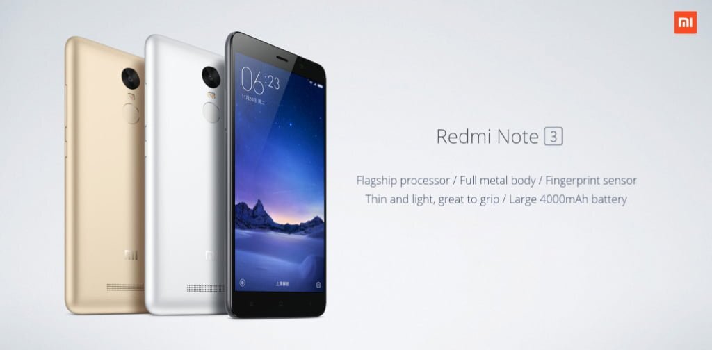 xiaomi Redmi Note 3