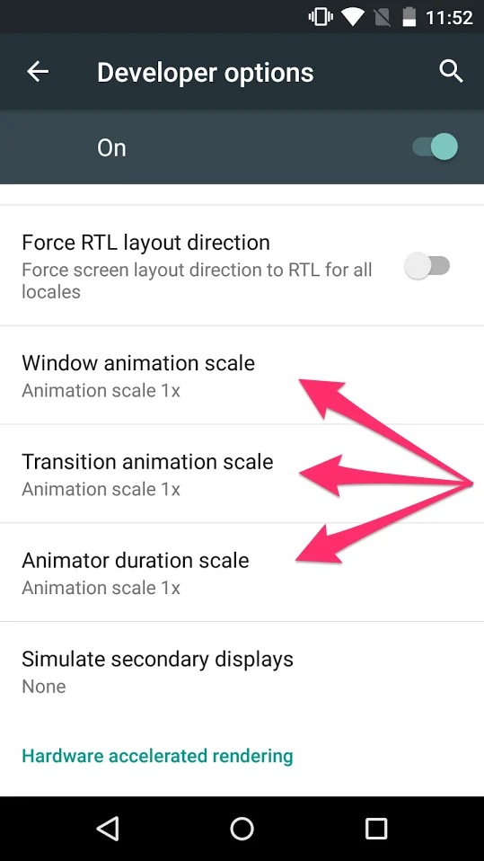 cum setezi viteza android-ului
