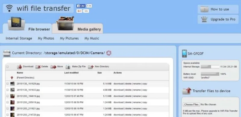  Wifi File Transfer