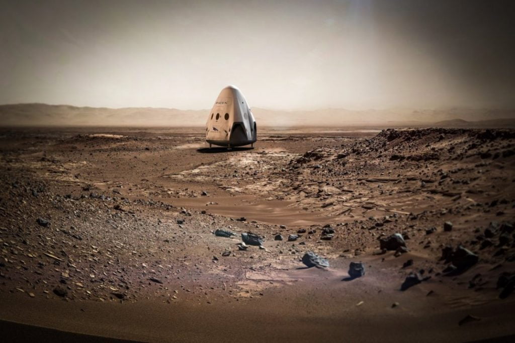 spacex pe Marte 4