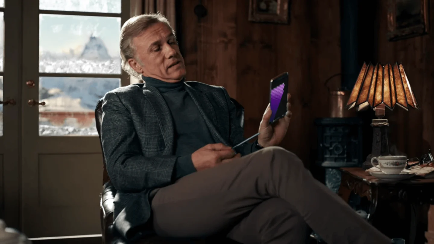 Christoph Waltz promovează Galaxy Note 7