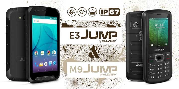 Allview E3 Jump și M9 Jump. Rezistente la apă, praf, căzături şi lovituri