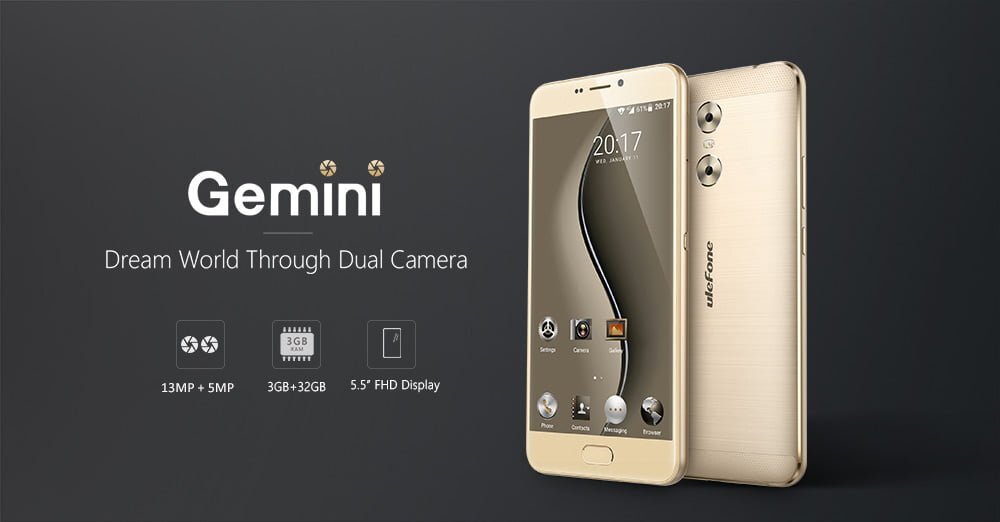 Ulefone Gemini — Imagine 2 Ulefone gemini gadgetreport.ro