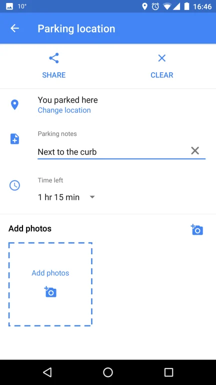 Google maps parcare 3