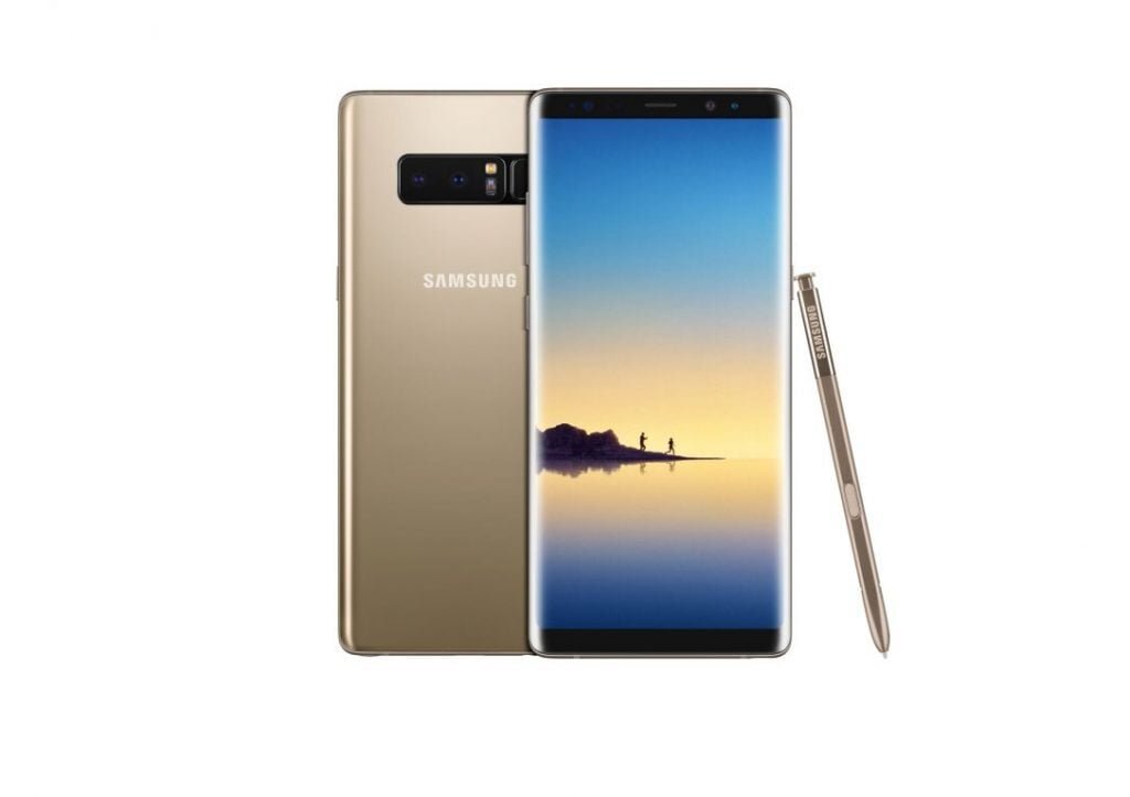 Galaxy Note8 Maple Gold