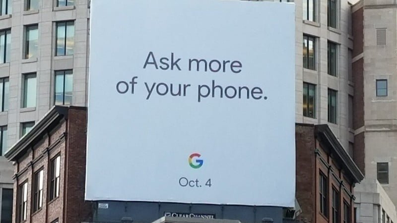 Google pixel 2 billboard