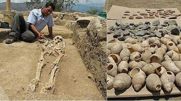 Skeleton Montegrande site
