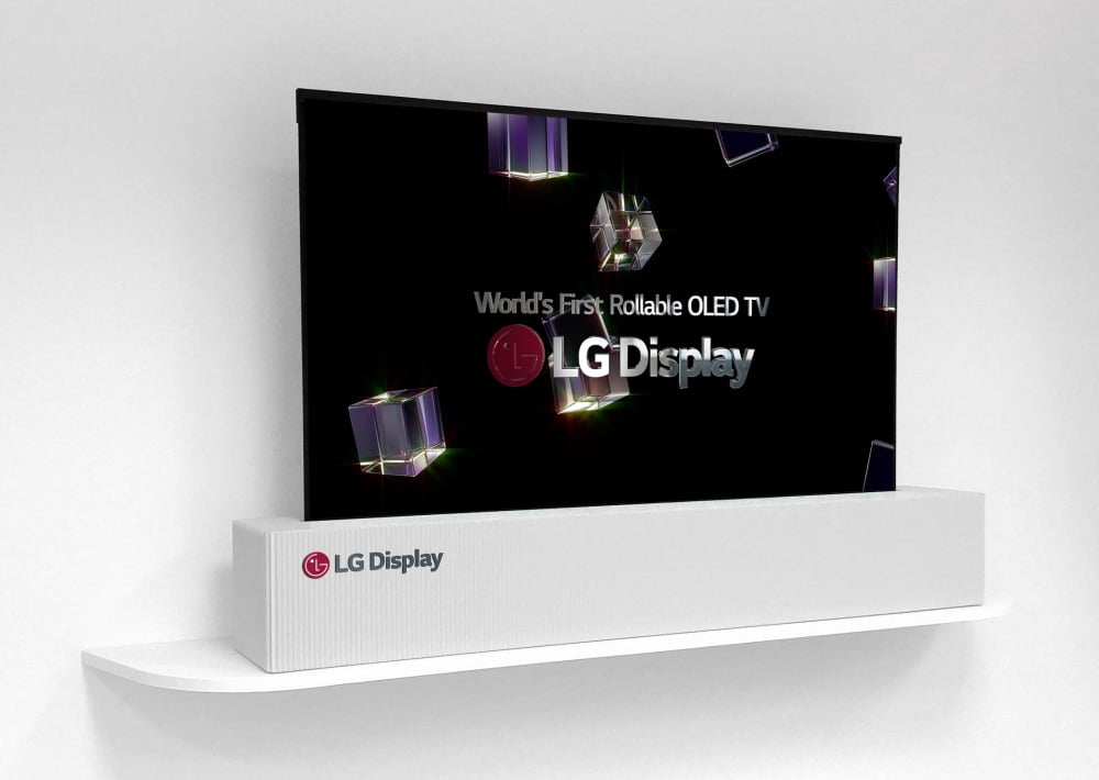 Aşa arată viitorul! LG prezintă primul televizor OLED care îşi rulează ecranul