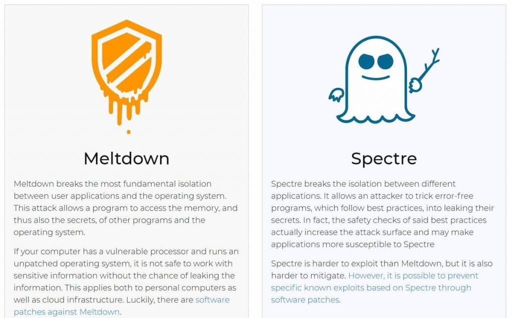 Scandalul Meltdown-Spectre. Intel şi AMD anunţă cea mai extinsă vulnerabilitate software din istorie