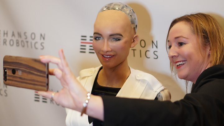 CES 2018 — Imagine 4 Sophia robot