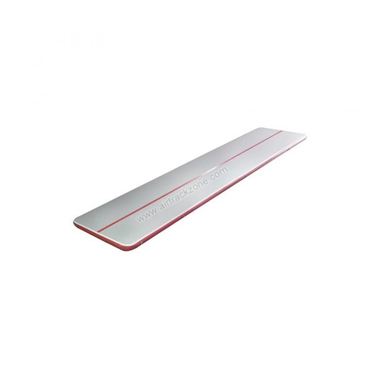 Amazing red gray inflatable gym mat air track game