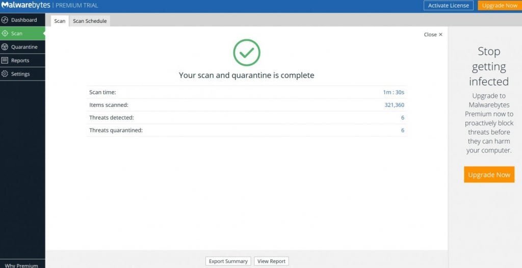 Malwarebytes 2 gadgetreport.ro