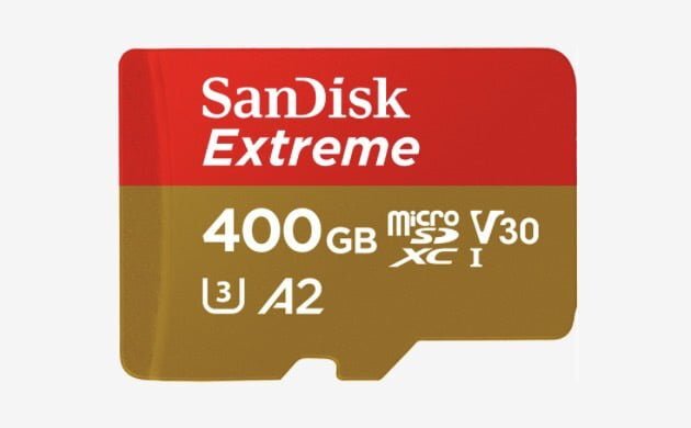 Sandisk 400gb microsd card mwc 2018 model