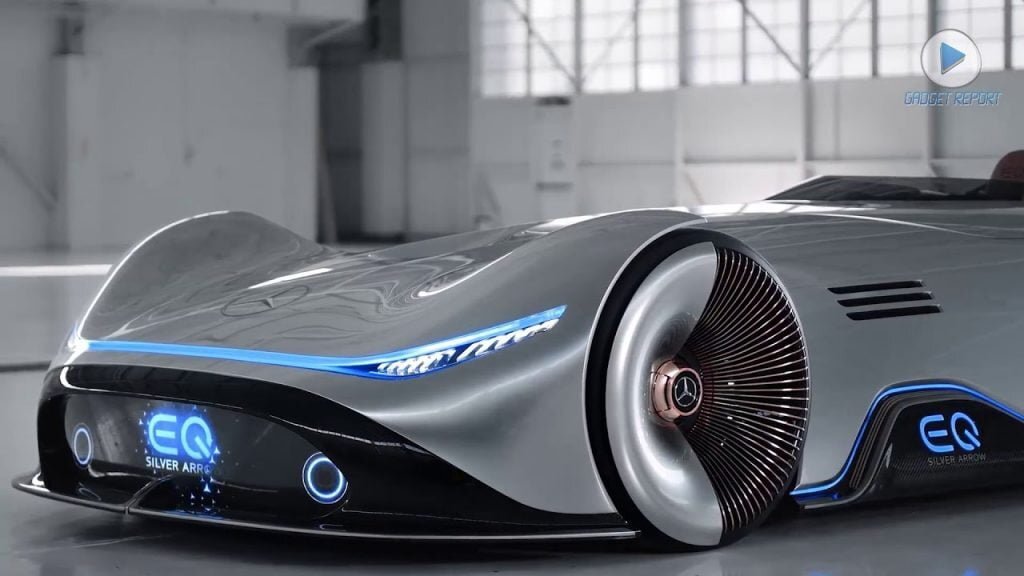 Mercedes vision eq silver arrow