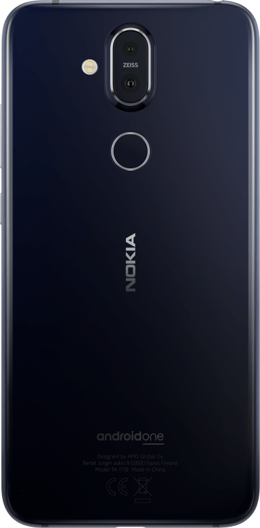 Nokia 8.1 — Imagine 3 Nokia 8.1 BlueSilver back