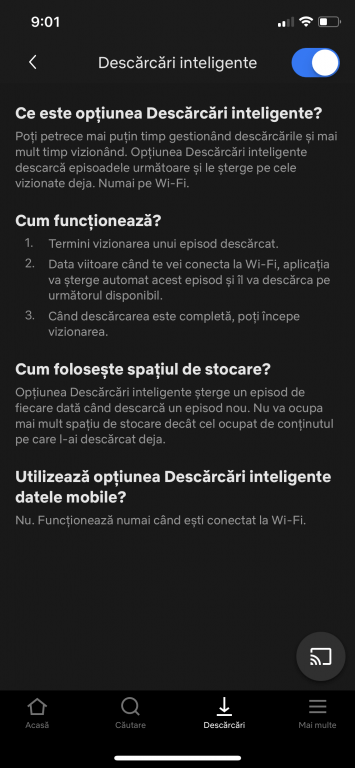Netflix Smart Downloads, disponibilă și pentru iPhone și iPad