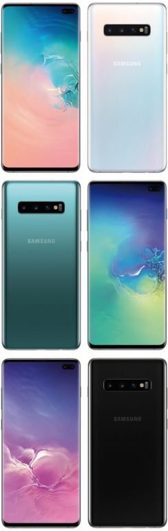 Galaxy s10 plus renders