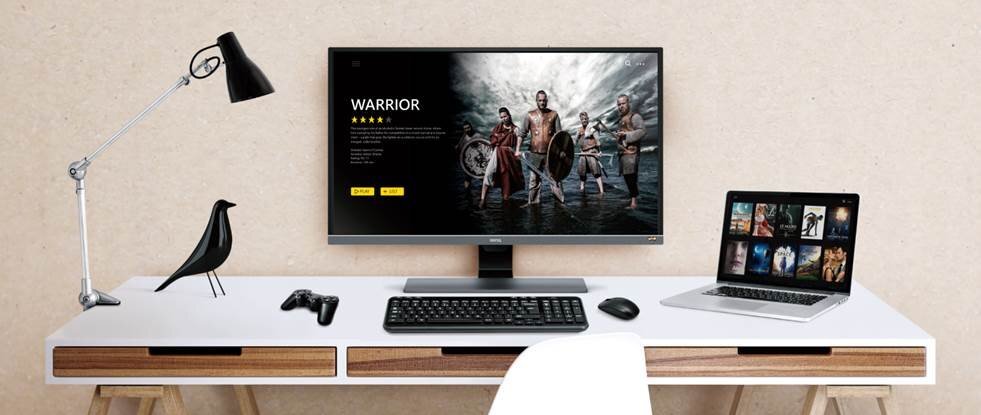 BenQ EW3270U — Imagine 2 BenQ EW3270U. Un monitor construit special pentru filme și jocuri