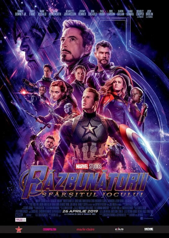 26 aprilie — Imagine 2 Afis Avengers Endgame