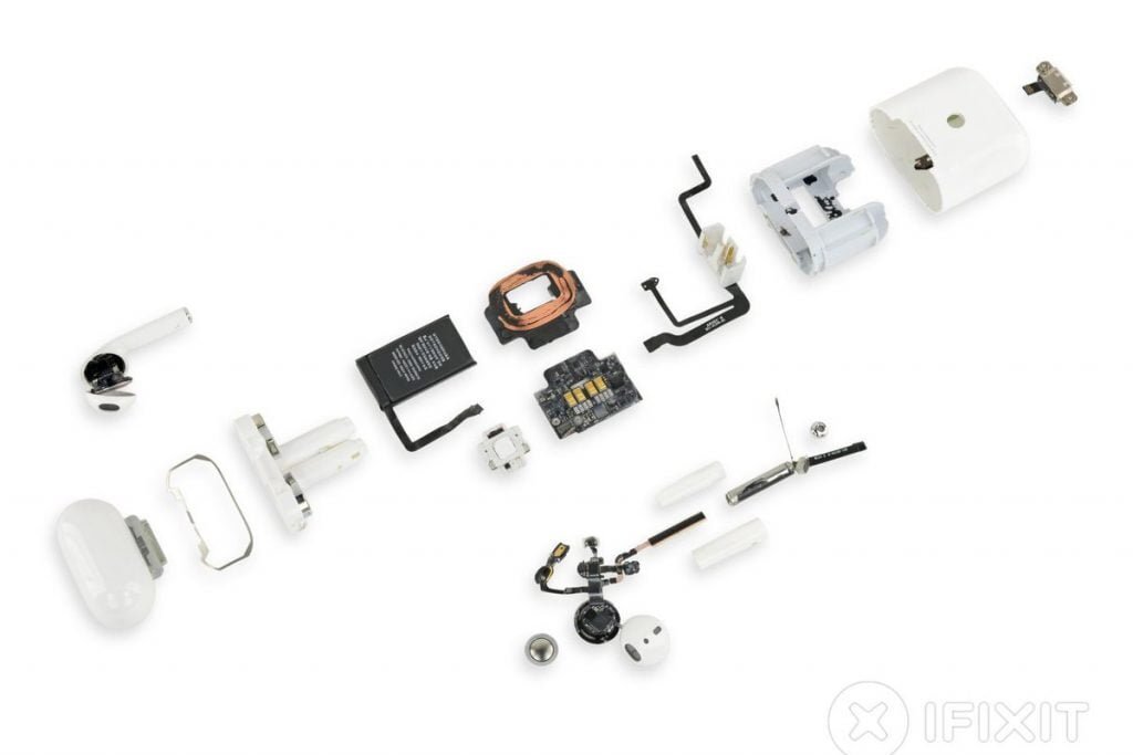 Noua generație de căști AirPods gen 2 nu se poate repara deloc