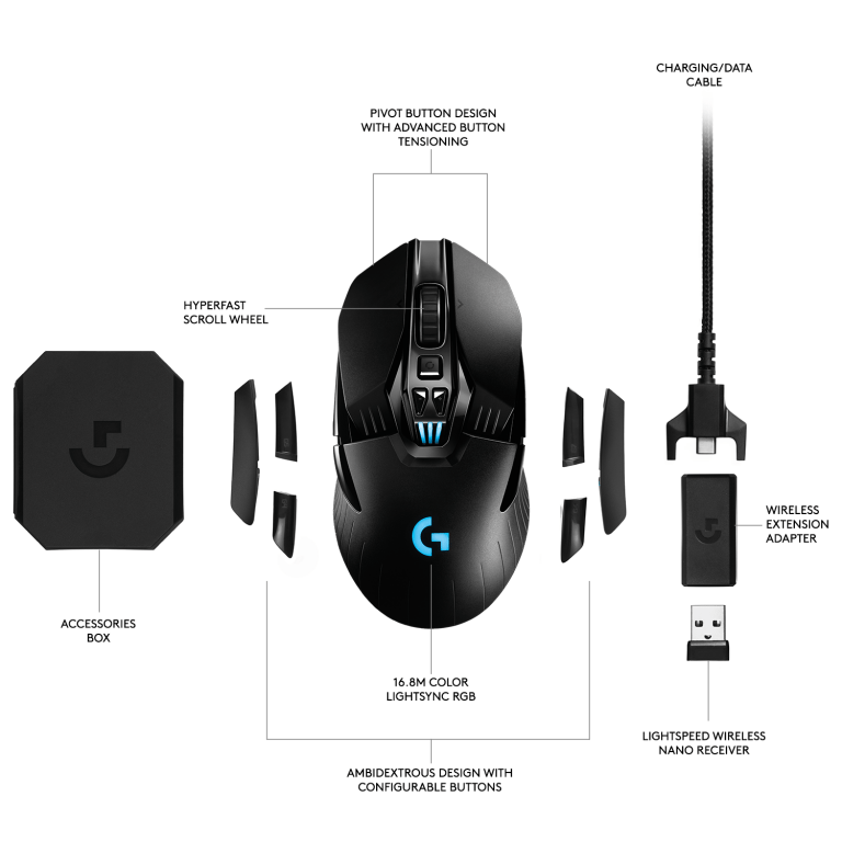 Logitech G903 HERO 16K 1