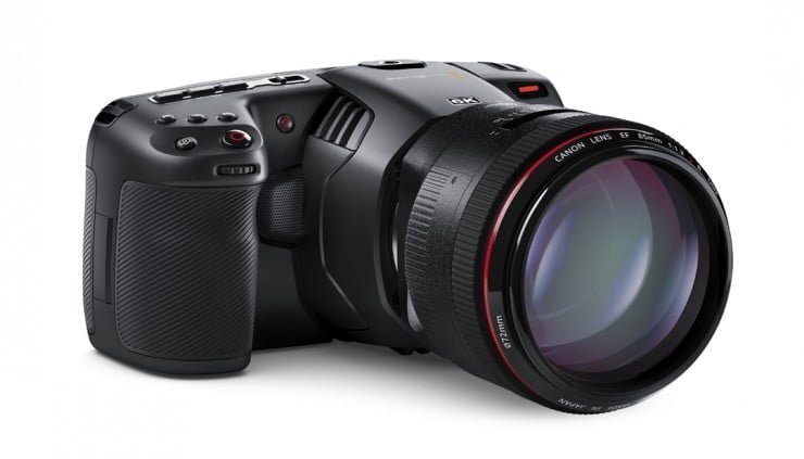 Camera 6K — Imagine 2 Blackmagic pocket cinema camera 6k left angle 0