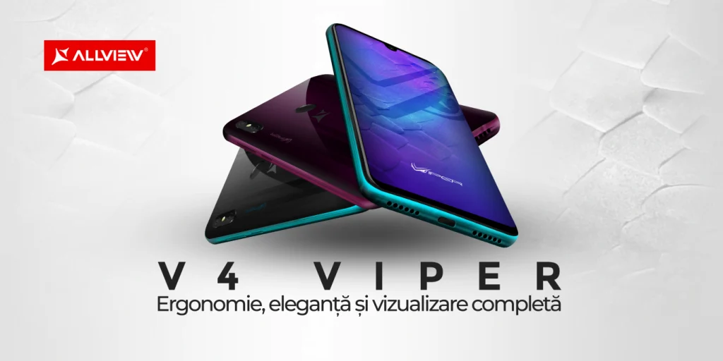 Allview V4 Viper. Un nou smartphone ieftin și interesant, cu Android 9