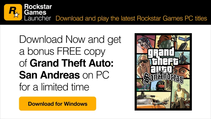 Ofertă specială pentru noul Rockstar launcher: Jocul Grand Theft Auto: San Andreas, disponibil gratuit