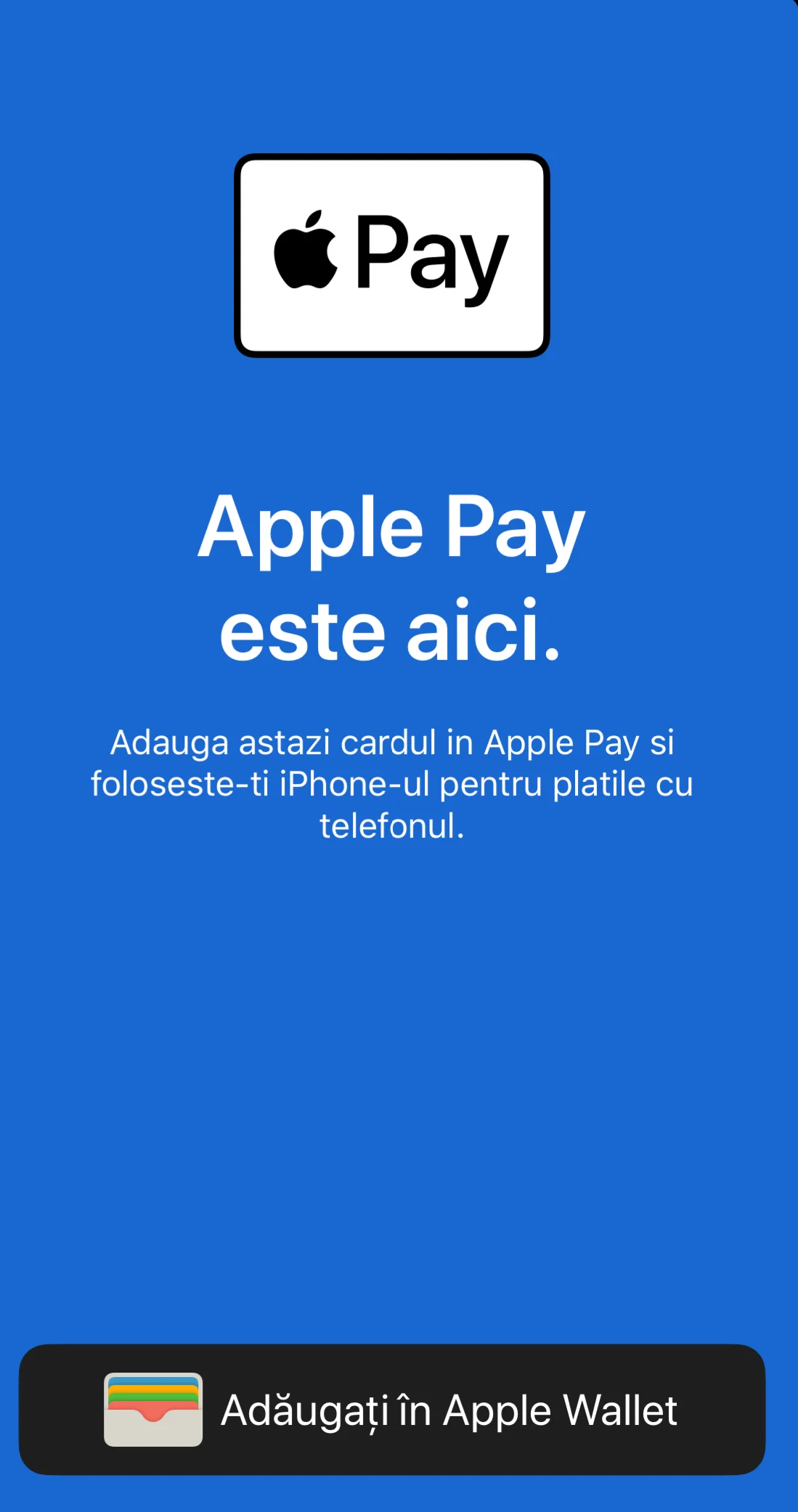 Aplicația de mobile banking George ajunge în Apple Pay