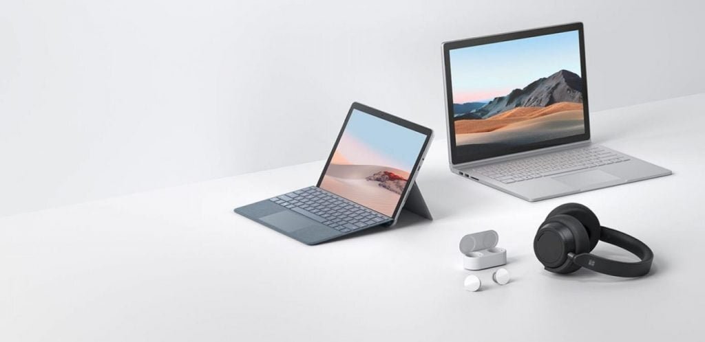 Surface Earbuds Microsoft a lansat Surface Book 3, Surface Go 2 și castile Surface Headphones 2 & Surface Earbuds