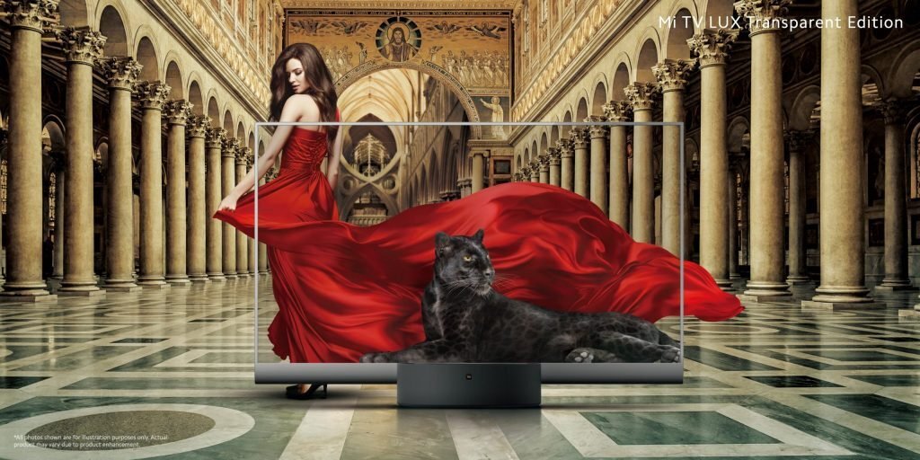 televizor transparent — Imagine 2 Xiaomi Mi TV LUX OLED Transparent Edition 11 scaled 1