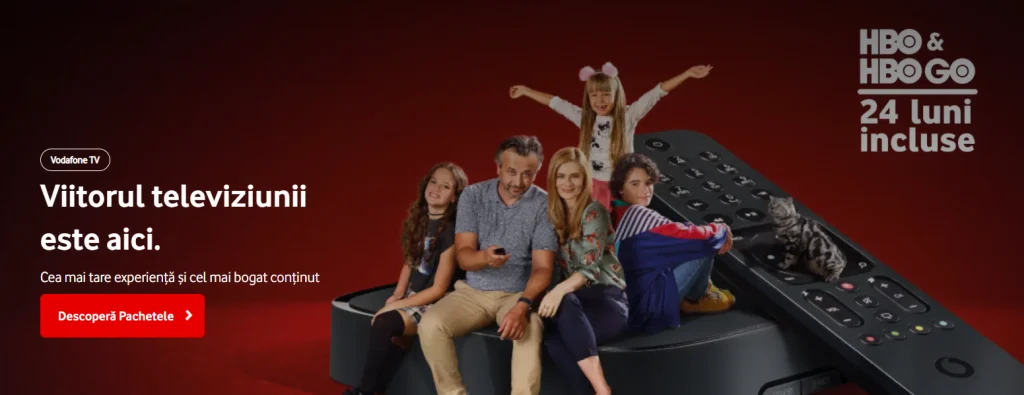 Vodafone TV debutează oficial. Vine la pachet cu un mediabox 4K