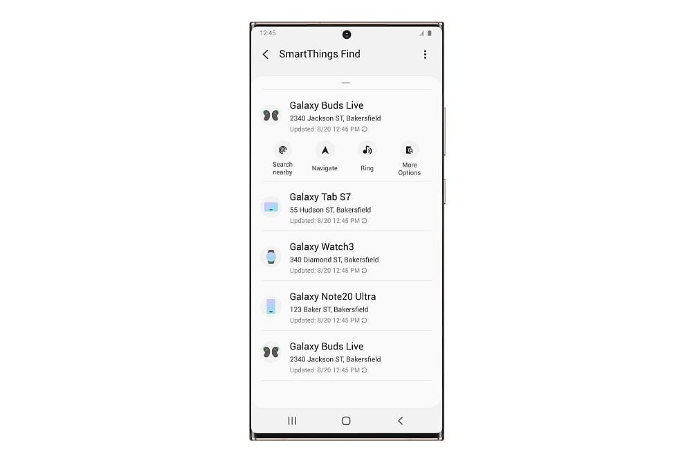 SmartThings Find — Imagine 6 4. SamrtThings Find List