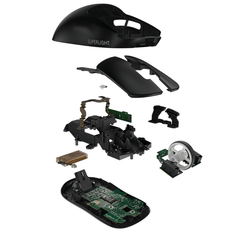 Logitech PRO X SUPERLIGHT Exploded Black