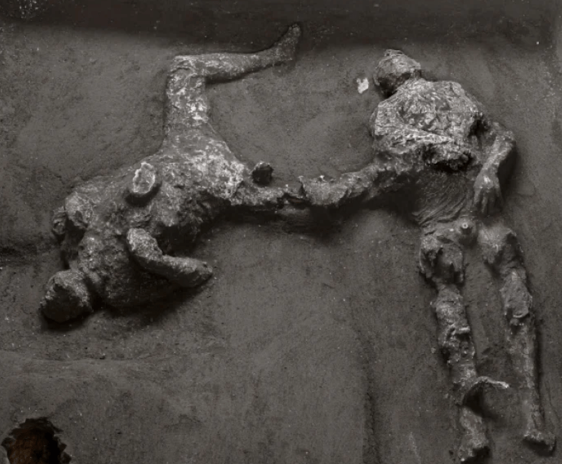 O nouă descoperire fascinantă în cenușa din Pompei